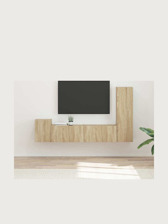 Living Room TV Unit Sonoma Oak L30xW31xH100cm