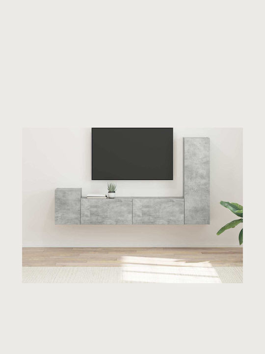 Living Room TV Unit Grey L30xW31xH100cm