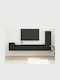 Living Room TV Unit Black L30xW31xH100cm