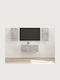 Wohnzimmer TV-Einheit Grey L98xB31xH29.5cm