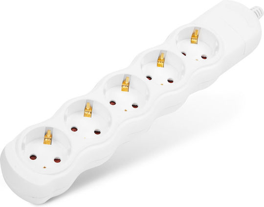Delight Steckdosenleiste 5 Positionen ohne Kabel