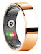 Kyklō Smart Ring 19.8mm Αδιάβροχο με Παλμογράφο Χρυσό