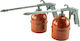 Satz 2 Pneumatische Öl-Sprühpistolen 10 Bar 1/4" 900 Ml