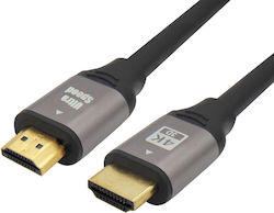 04.001.0464 HDMI 2.0 HDMI male - HDMI male 20m Γκρι 04.001.0464 HDMI 2.0 HDMI male - HDMI male 20m Γκρι