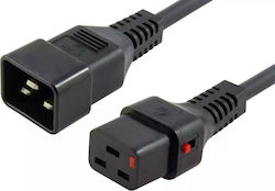 Microconnect IEC C19 - IEC C20 Кабел 2м Черен (PC1285)