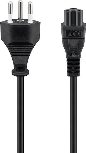Goobay IEC C5 - IEC C5 Cable 1.8m Black (93960)