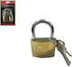 AGC Bronze Padlock Brass with Key Brass 25mm 1pcs