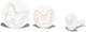 Cookie Cutter With Plunger Sugarpaste Butterfly Set 3 Pieces 221.02045 White Patisse Plastic