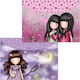 Santoro Folder with Button for Paper A4 Multicolour Catch A Falling Star & You Can Have Mine 669GJ07