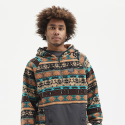 Hydroponic Jacket Brown, Turquoise