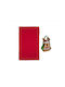 Heinner Deer Handtuch aus 100% Baumwolle in Rot Farbe 38x64cm