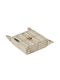 Kentia Plato Towel from 100% Cotton in Beige Color 35x50cm 5pcs