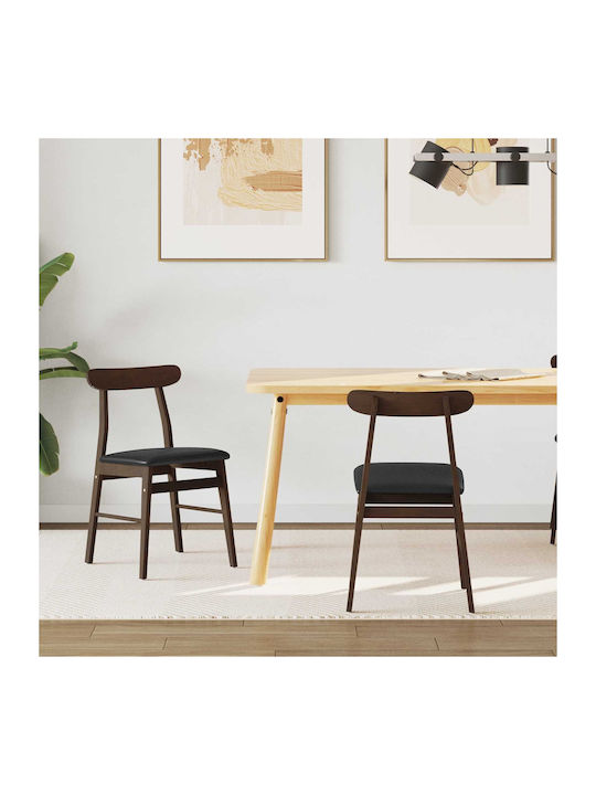 Столички Трапезария Light Brown, Black 2бр 43x44.5x77бр