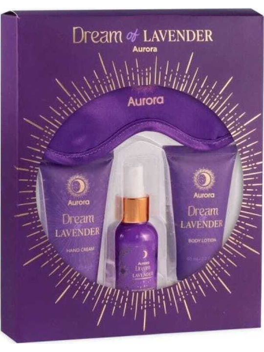 Aurora Dream Of Lavender Hautpflegeset für Reinigung Körperreinigung 4Stück