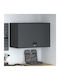 Wand Wohnzimmer Vitrine aus Metallisch Anthrazit 80x40x53cm