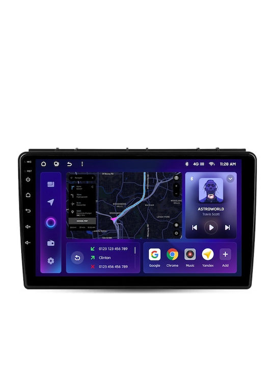 Car Navigation Moss M2 Saab 9-3 2007-2014 4+64GB 9" IPS Octa-Core 1.6GHz Android 4G Bluetooth 5.1 DSP