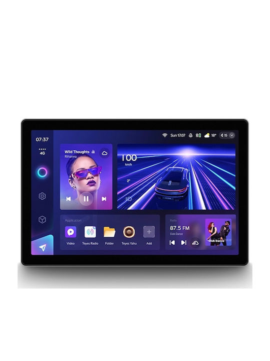 Teyes Cc3 Автомобилна Навигация 2k 6+128GB 11" QLED Octa-Core 2GHz Android 4G Bluetooth 5.1 DSP