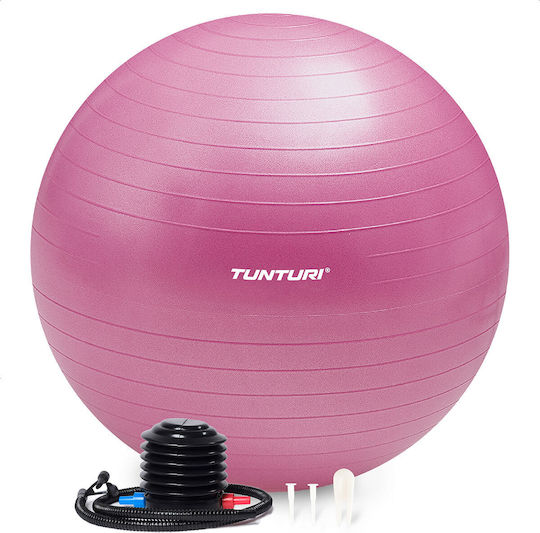 Tunturi Ball Pilates 75cm in Lila Farbe