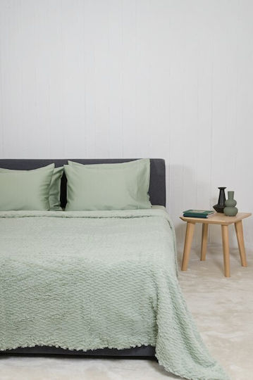Viokarpet Cuvertură Single Dusty Mint 170x240cm