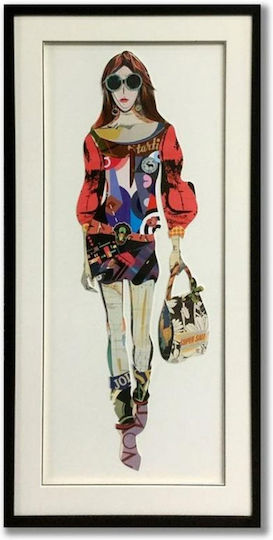 Supergreens Painting Collage Chic Life 50x100 Cm 5-0047