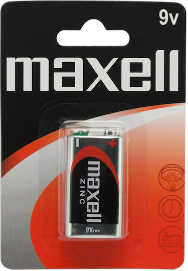 Maxell 9V Batterie Typ E 6F22 Zn 9V