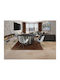 Dining Room Metallic Chair Light Grey