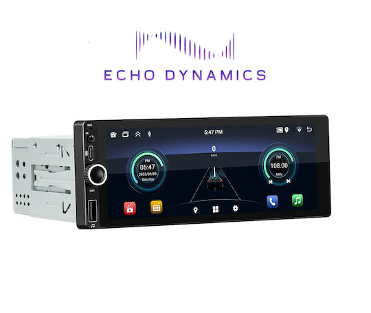 Echo Dynamics Ραδιόφωνο Αυτοκινήτου 1 DIN (Bluetooth/USB)
