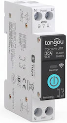 Tongou Tuya WiFi Smart Kilowatt Meter Electric Panel TO-Q-SY1-JWT-20A