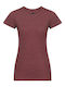 Russell Europe Unisex Short Sleeve Promotional T-Shirt Dark Red