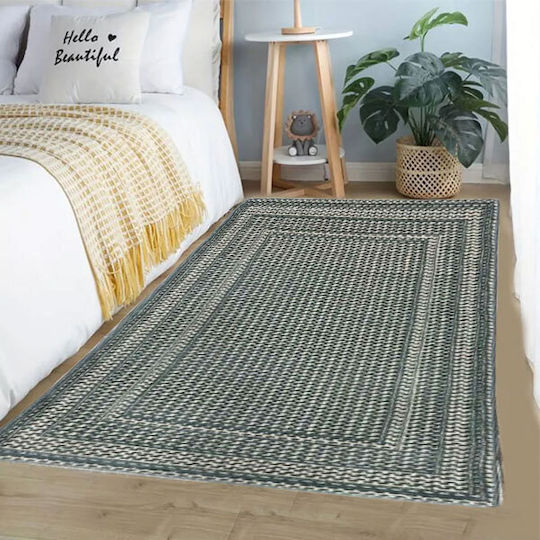 SpitiBazaar Bedroom Rug Sets Gray Pattern SB-2044 3 Pieces