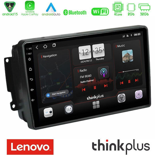 Lenovo Car Audio System for Mercedes-Benz CLK Class / G Class / C Class 1999-2004 (Bluetooth/USB/AUX/WiFi/GPS/Apple-Carplay/Android-Auto) with Touch Screen 9"