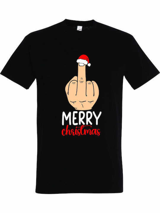 Unisex T-shirt Merry Christmas Lustiges Mittelf...