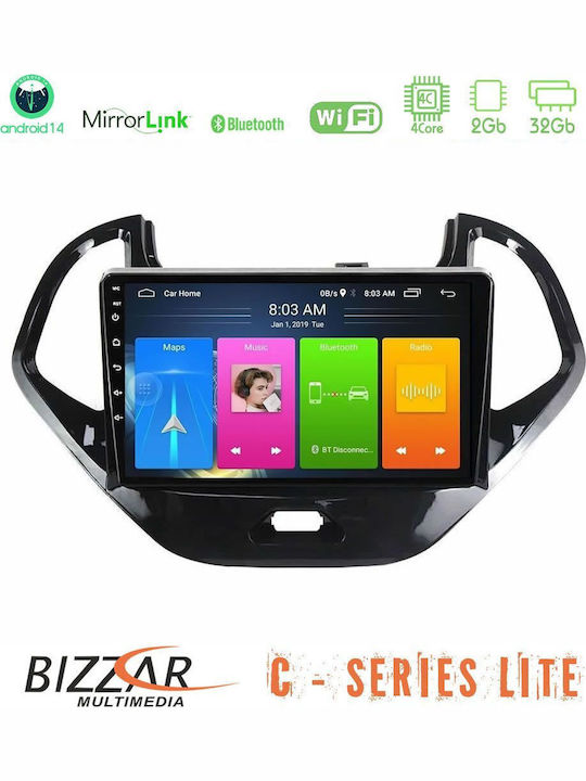 Bizzar Автомобилна Аудио Система (Блутут/USB/AUX/WiFi/GPS/Apple-Carplay/Android-Auto) с Тъчскрийн 9"