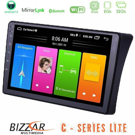 Bizzar Car Audio System for Nissan Navara / Pathfinder 2006-2011 (Bluetooth/USB/AUX/WiFi/GPS/Apple-Carplay/Android-Auto) with Touch Screen 9"