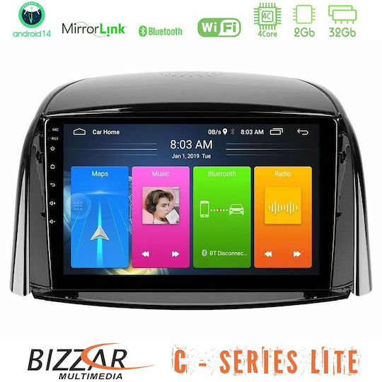 Bizzar Ηχοσύστημα Αυτοκινήτου για Renault Koleos 2007-2015 (Bluetooth/USB/AUX/WiFi/GPS/Apple-Carplay/Android-Auto) με Οθόνη Αφής 9"