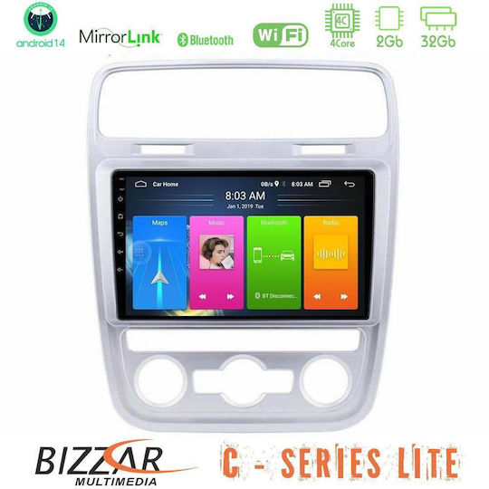Bizzar Sistem Audio Auto pentru VW Scirocco 2014 – 2017 Bluetooth USB Wi-Fi GPS Apple CarPlay Android Auto cu Ecran Tactil 9"