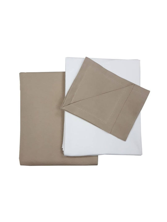 Beboulino Baby Bettlaken Braun 100x180cm
