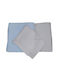 Beboulino Baby Sheets Set Crib Flannel Light Blue 100x180cm 2pcs