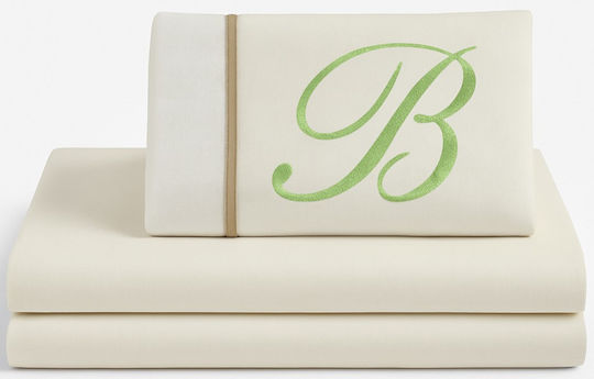 Beboulino Set Lenjerie De Patut Bebe Alb 60x100 cm