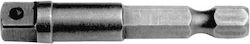 330-1 Hexagon Male 1/4” To Square Male 1/4” Adapter 50 Mm