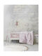Nima Little Rhino Baby Sheets Set Crib Cotton Pink 120x170cm 2pcs