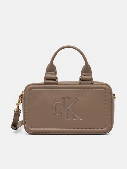 Calvin Klein Γυναικεία Τσάντα Χειρός Taupe