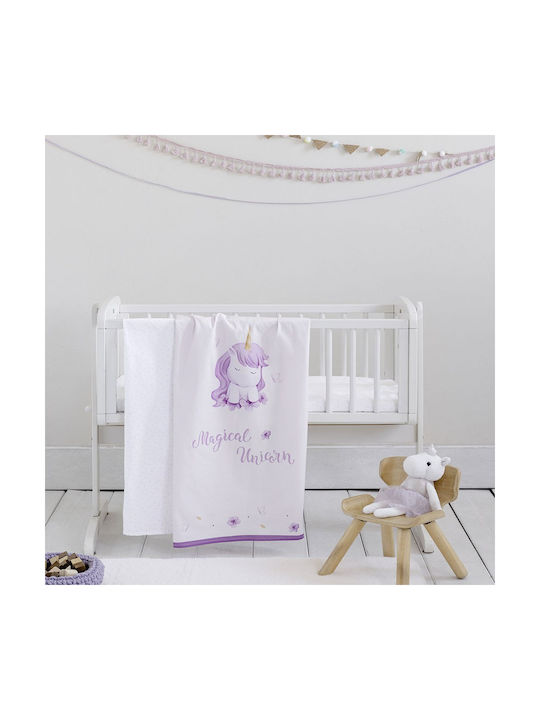 Nima Σετ Magical Unicorn Lila 70x110εκ.