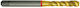 960st51 Machine Long Taps Normal Fine Pitch Din 371 376 374 Form C Tin Dim M 12 X 1.75 Mm