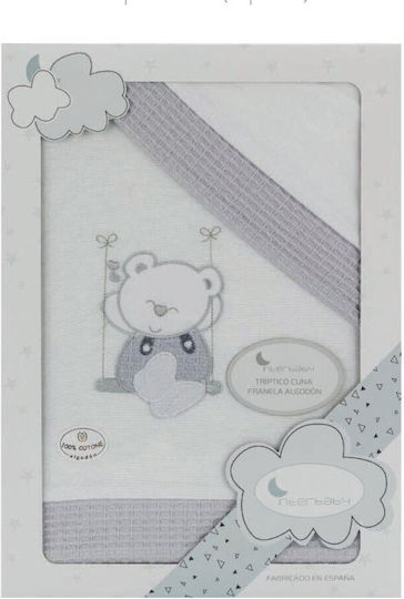Interbaby Swing Seturi de cearșafuri pentru bebeluși Pentru Patut Flanel 60x120buc 3buc