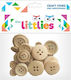 The Littlies Holz Buttons 25Stück