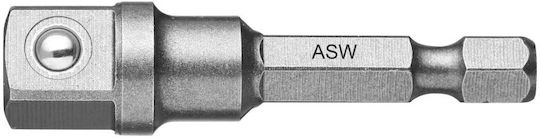330 9 Mk Шестоъгълен Мъжки Адаптер 1/4” – Квадратен Мъжки 1/2'' 50 Мм