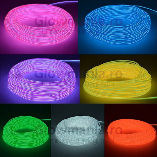 Flexible Electroluminescent Neon Wire El 5 Mm