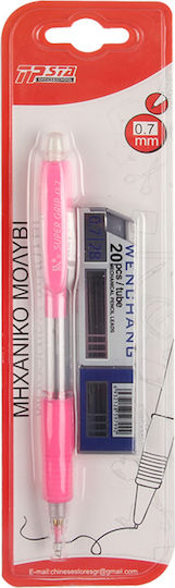 Tpster Mechanischer Bleistift zum Zeichnen Kunststoff 0.7mm 1Stück Rosa