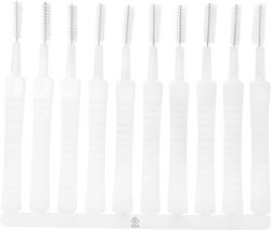 Plastic Cleaning Brush with Handle White